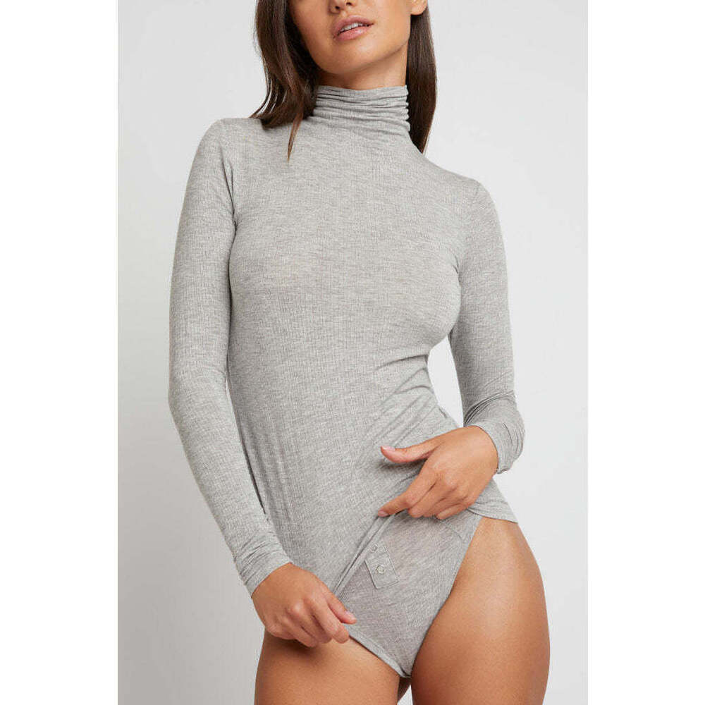 Negative Underwear Whipped Turtleneck in Heather Grey Size MM / Heather Grey / S